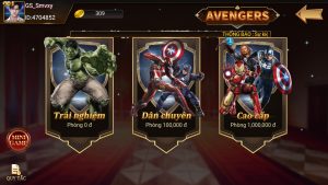 Sảnh game Avengers MMWIN.icu